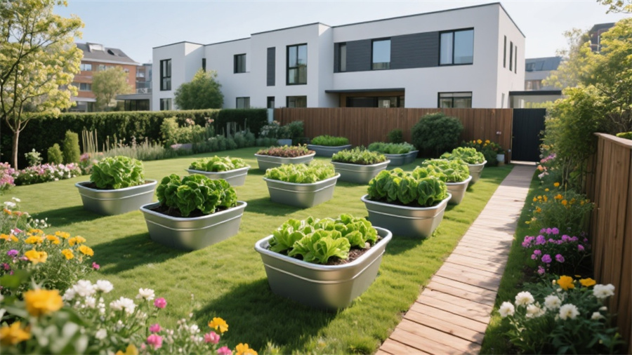 Aluminum planters