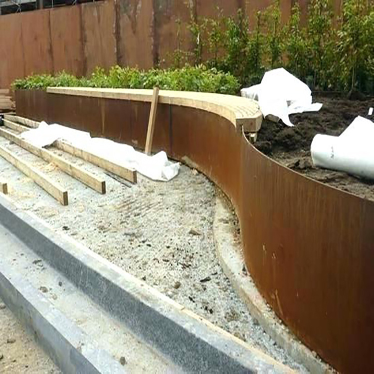 corten steel edge