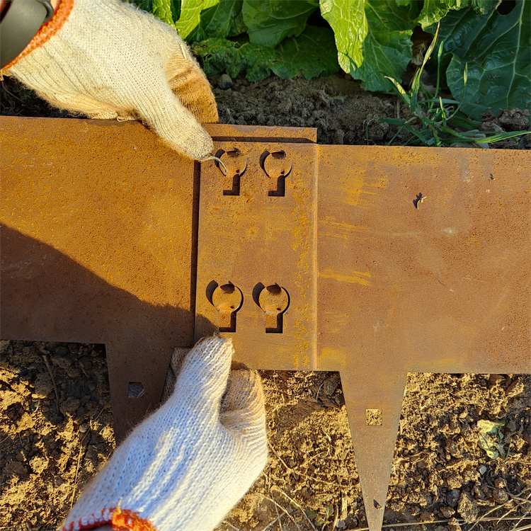 corten steel edge