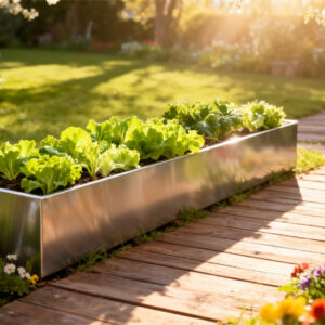 stainless steel planter box