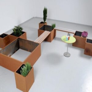 Parks Plazas Outdoor landscape Seating  Combination  Planter
